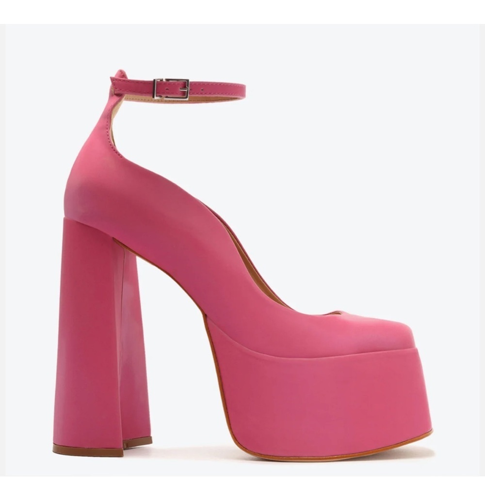 Schutz  Darlene Platform Women's Shoes Hot Pink size 8.5